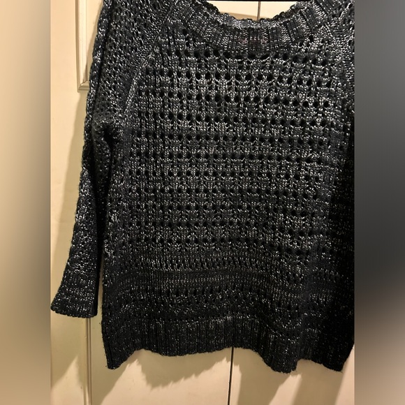 Narciso Rodriguez for Design Nation Women's Sweater Size XL Black & White - Picture 3 of 8